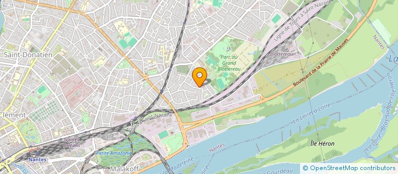localisation de l'entreprise LA CLE DES CHAMPS à NANTES