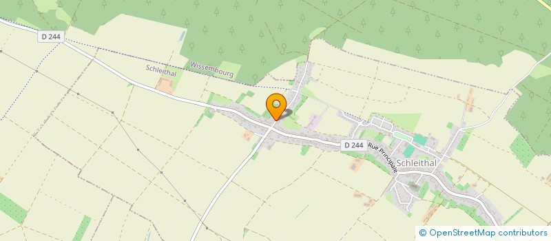 localisation de l'entreprise LA CLE DES CHAMPS à SCHLEITHAL