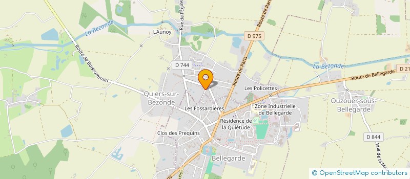 localisation de l'entreprise LA CLE DES CHAMPS à VILLEMOUTIERS