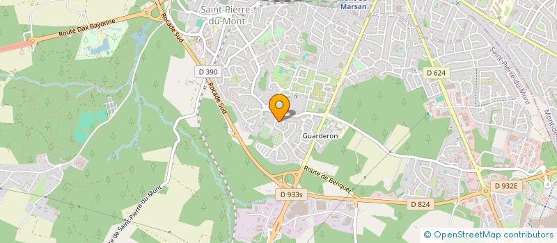 localisation de l'entreprise LA CLE DES CHAMPS  SAINT-PIERRE-DU-MONT