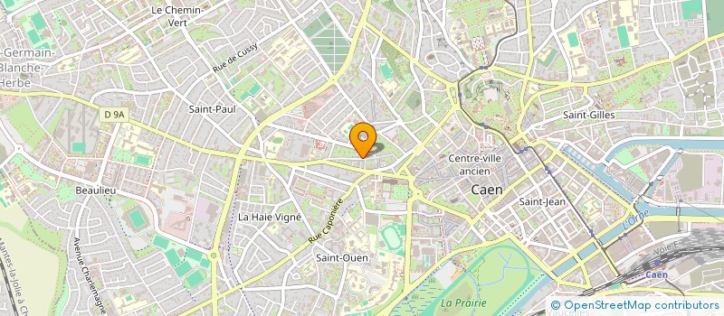 localisation de l'entreprise LA CLE DES CHAMPS à CAEN