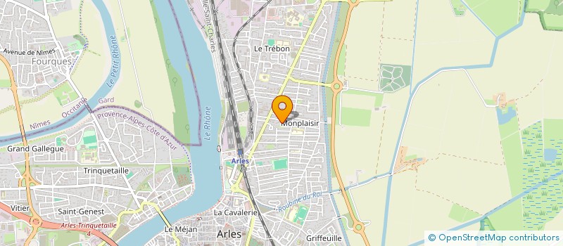 localisation de l'entreprise LA CLE DES CHANTS  ARLES