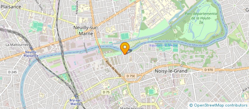 localisation de l'entreprise LA CLE DES CHANTS  NOISY-LE-GRAND