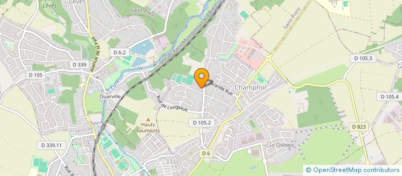 localisation de l'entreprise LA CLE DES CHANTS à CHAMPHOL