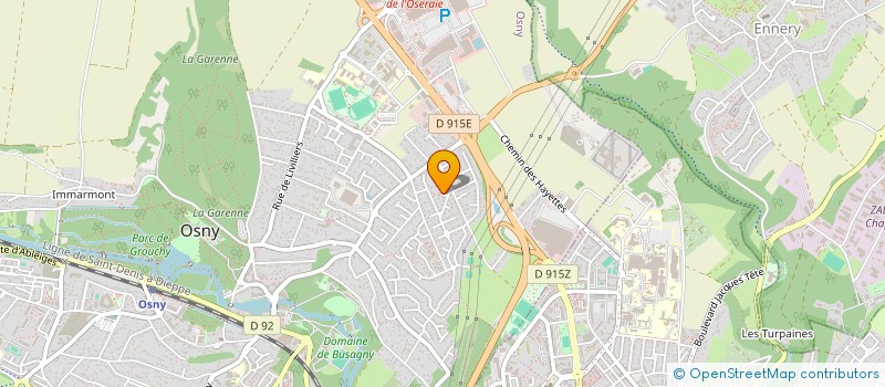 localisation de l'entreprise LA CLE DES ETOILES  OSNY