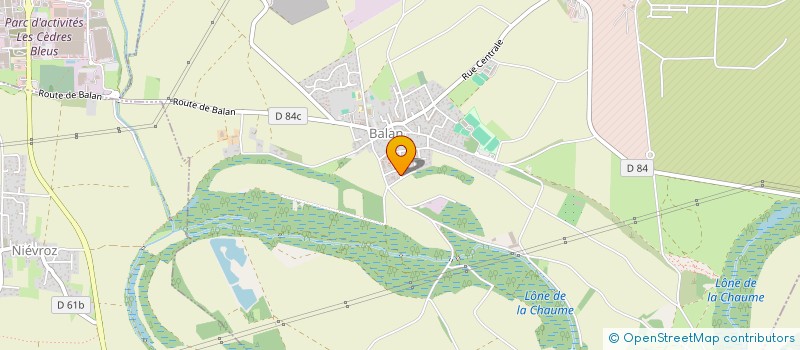 localisation de l'entreprise LA CLE DES LILAS  BALAN