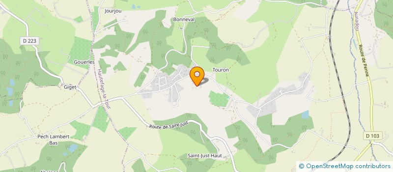 localisation de l'entreprise LA CLE DES LIONS  HAUTEFAGE-LA-TOUR