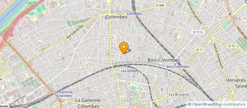 localisation de l'entreprise LA CLE DES ORMES à COLOMBES
