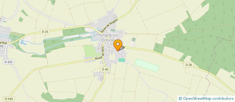 localisation de l'entreprise LA CLE DES PLANCHES  THORIGNY-SUR-OREUSE