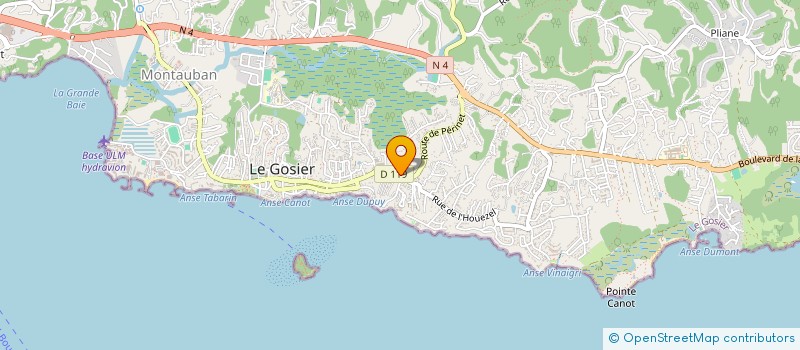 localisation de l'entreprise LA CLE DES PYRAMIDES à LE GOSIER
