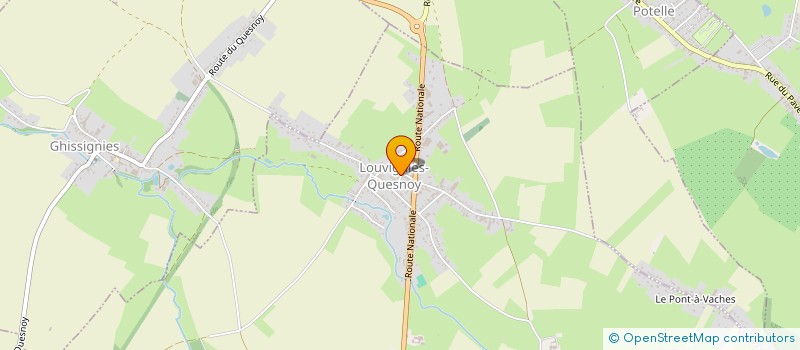 localisation de l'entreprise LA CLE DES RUCHES à LOUVIGNIES-QUESNOY