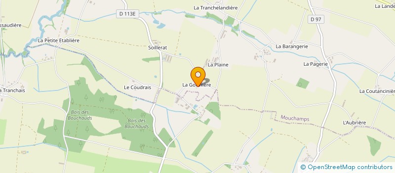 localisation de l'entreprise LA CLE DES SENS à MOUCHAMPS