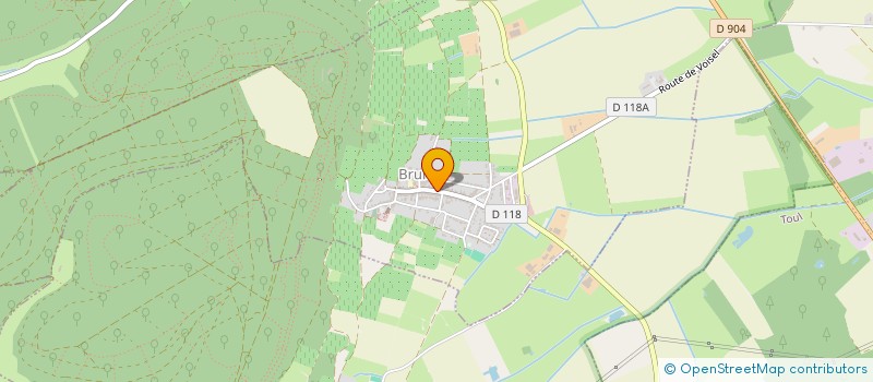 localisation de l'entreprise LA CLE DES SENS  BRULEY