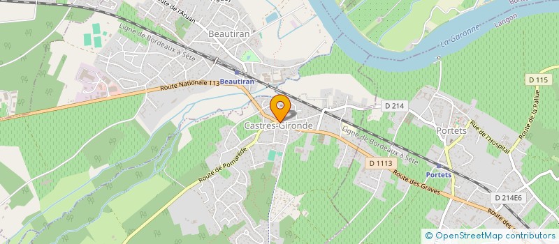 localisation de l'entreprise LA CLE DES VIGNES à PORTETS