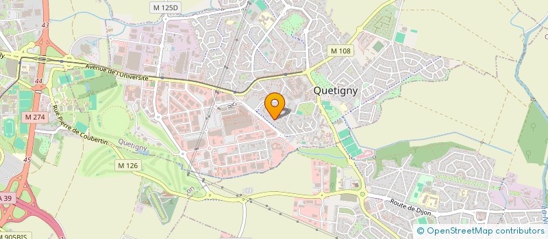 localisation de l'entreprise LA CLE DOLE  QUETIGNY