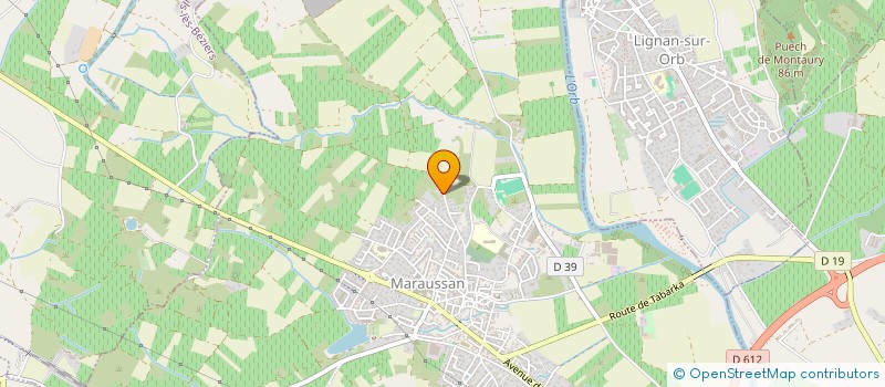 localisation de l'entreprise LA CLE DOREE  MARAUSSAN