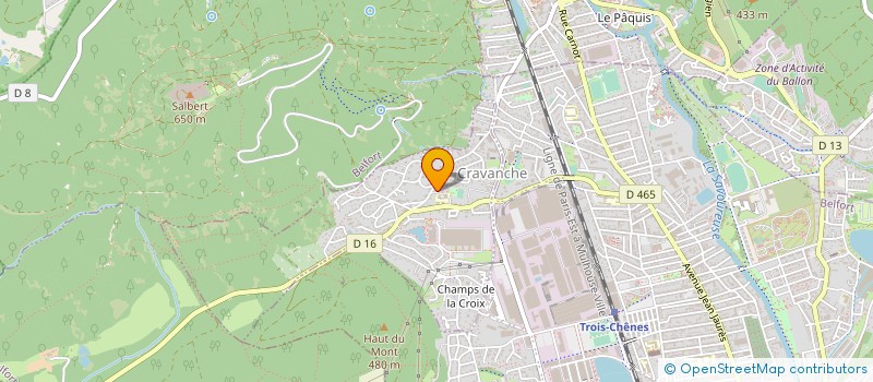localisation de l'entreprise LA CLE DU BASTION à VALDOIE