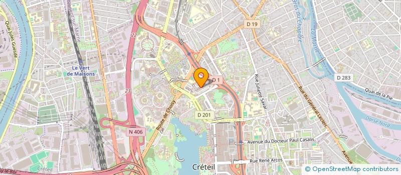 localisation de l'entreprise LA CLE DU BONHEUR à CRETEIL