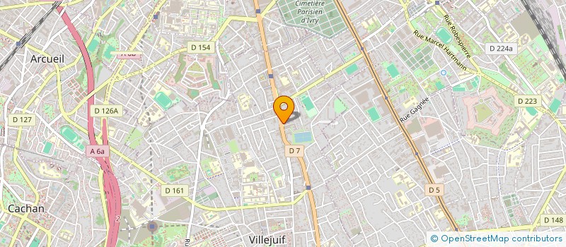 localisation de l'entreprise LA CLE DU BONHEUR à VILLEJUIF