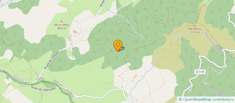 localisation de l'entreprise LA CLE DU BONHEUR  PEUX ET COUFFOULEUX