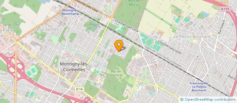 localisation de l'entreprise LA CLE DU COEUR  FRANCONVILLE