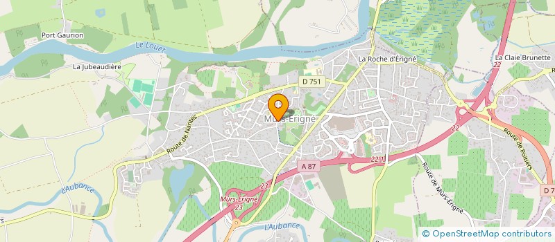 localisation de l'entreprise LA CLE DU SOL  MURS-ERIGNE