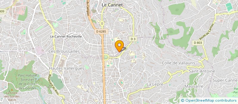 localisation de l'entreprise LA CLE DU SOLEIL à LE CANNET