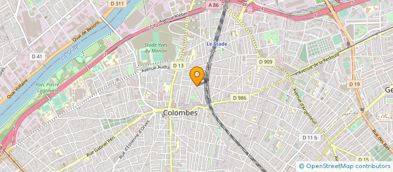 localisation de l'entreprise LA CLE DU SON à COLOMBES