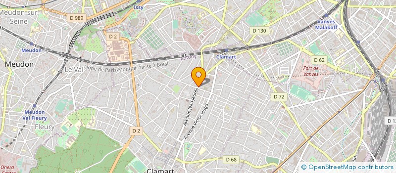 localisation de l'entreprise LA CLE DU TEMPS à CLAMART