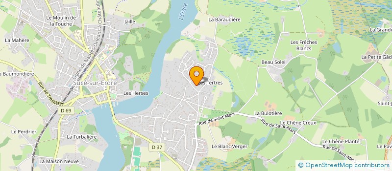 localisation de l'entreprise LA CLE DU VAL  SUCE-SUR-ERDRE