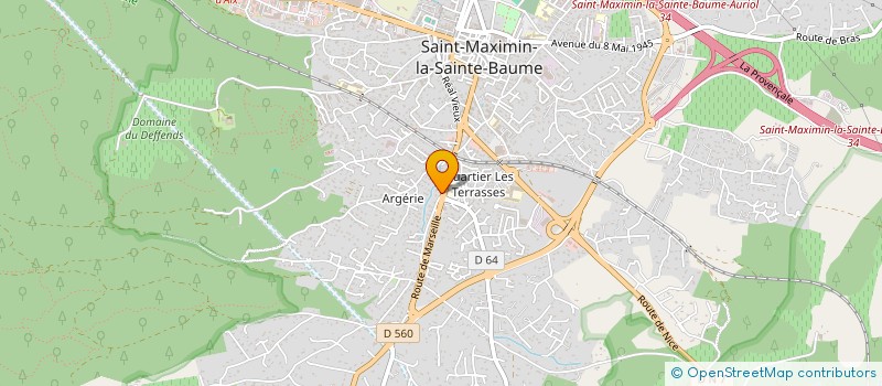 localisation de l'entreprise LA CLE DU VAN à SAINT-MAXIMIN-LA-SAINTE-BAUME