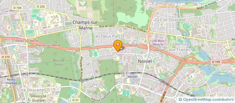 localisation de l'entreprise LA CLE EVENT  CHAMPS-SUR-MARNE