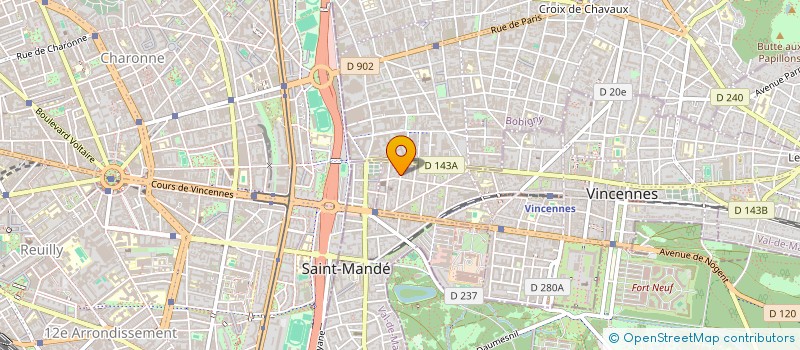 localisation de l'entreprise LA CLE IMMOBILIER à VINCENNES