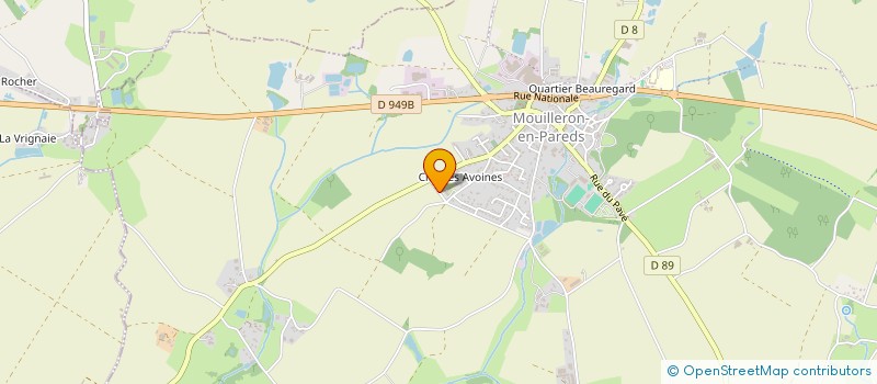 localisation de l'entreprise LA CLE IMMOBILIERE  MOUILLERON-SAINT-GERMAIN