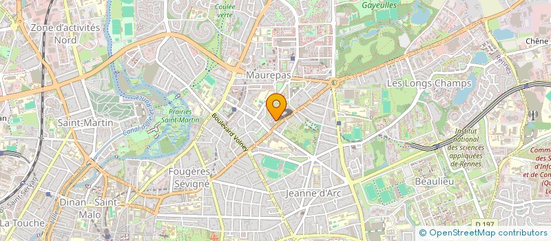 localisation de l'entreprise LA CLE MOBILE à RENNES