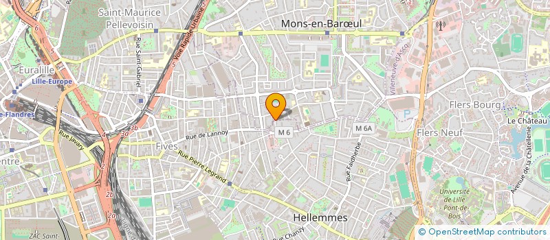 localisation de l'entreprise LA CLE SUR LA PORTE  MONS-EN-BARUL