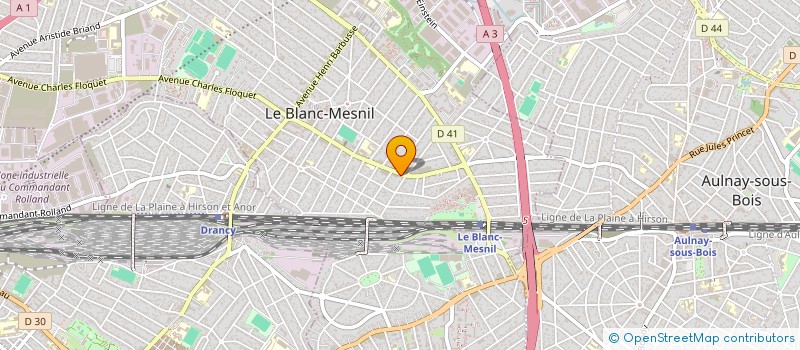 localisation de l'entreprise LA CLEAN INC. MULTISERVICES à LE BLANC-MESNIL
