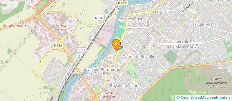 localisation de l'entreprise LA CLEANIQUE  COMPIEGNE