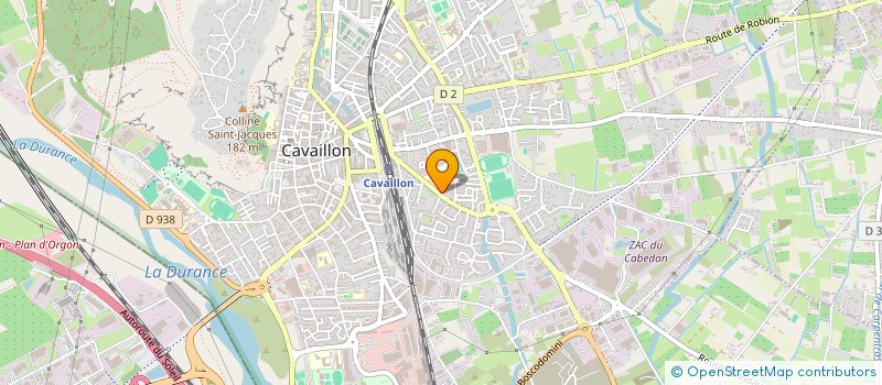 localisation de l'entreprise LA CLEDE  CAVAILLON