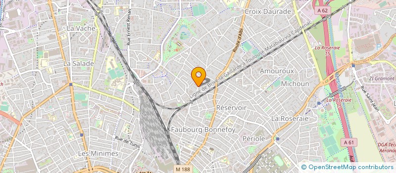 localisation de l'entreprise LA CLEF à TOULOUSE