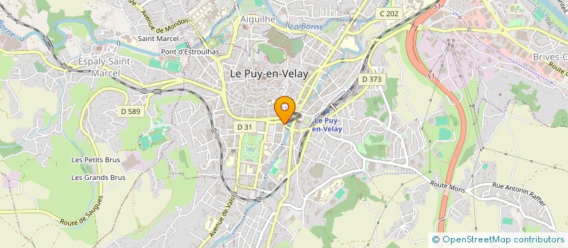 localisation de l'entreprise LA CLEF 43 à LE PUY-EN-VELAY
