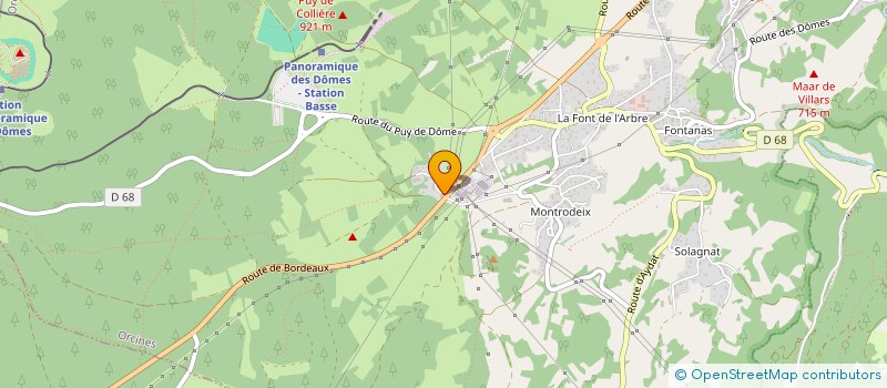 localisation de l'entreprise LA CLEF  ORCINES