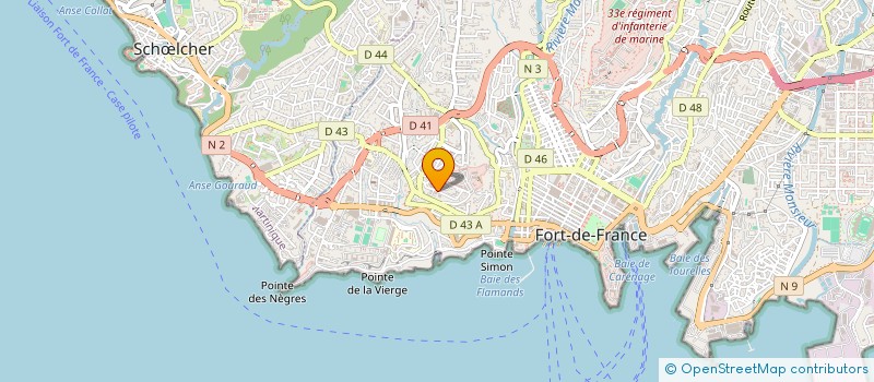 localisation de l'entreprise LA CLEF 7055  FORT DE FRANCE