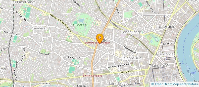 localisation de l'entreprise LA CLEF  BORDEAUX