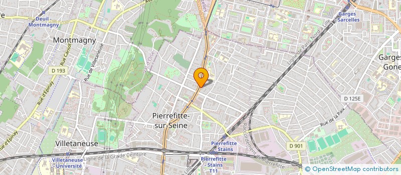 localisation de l'entreprise LA CLEF AUTOMOBILE à PIERREFITTE-SUR-SEINE