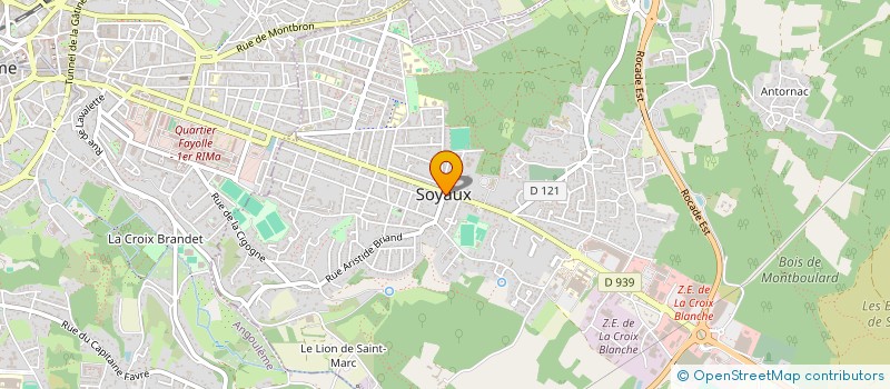 localisation de l'entreprise LA CLEF - CALCUL LECTURE ECRITURE FORMATION ASSOCIATION SOLJADICIENNE  SOYAUX