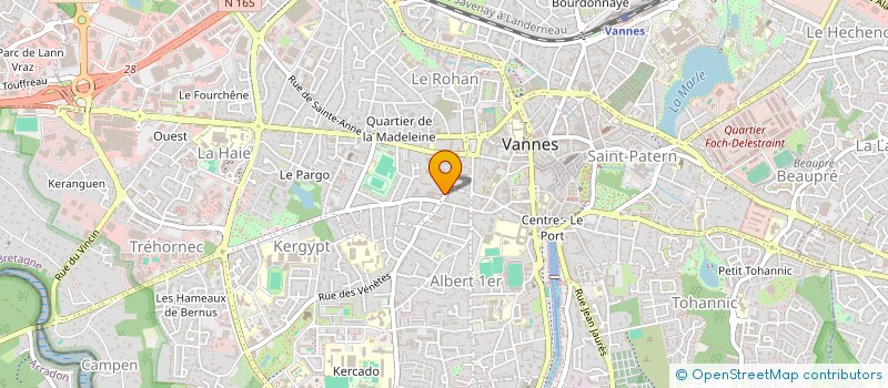 localisation de l'entreprise LA CLEF D'OR à VANNES