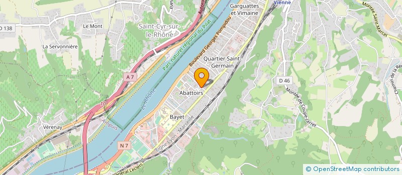 localisation de l'entreprise LA CLEF D'OR VIENNOISE à VIENNE