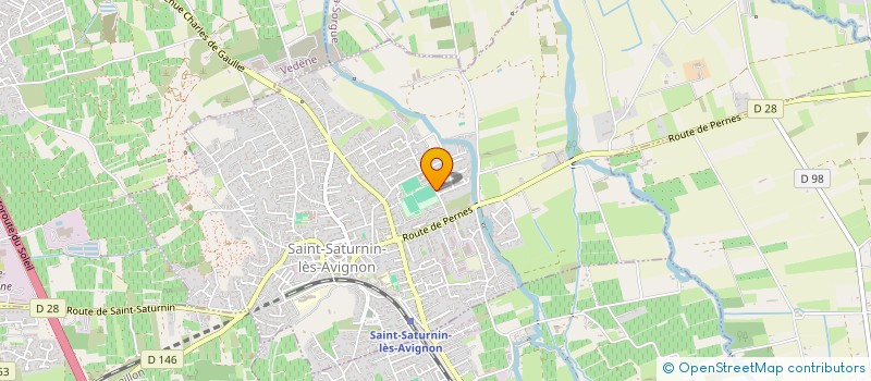 localisation de l'entreprise LA CLEF DE CHANTS  SAINT-SATURNIN-LES-AVIGNON