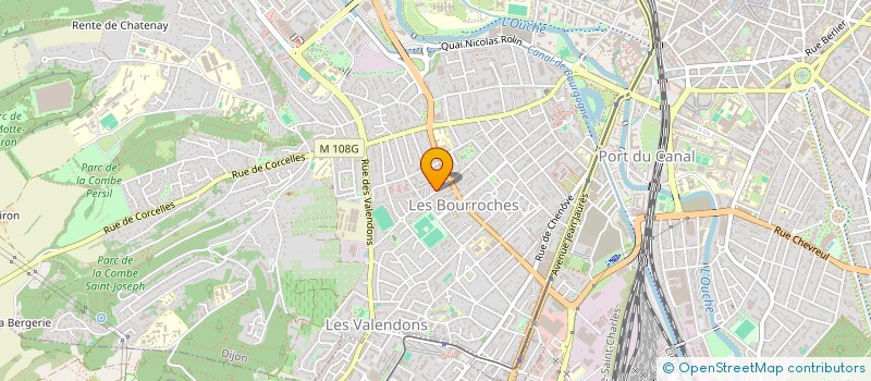 localisation de l'entreprise LA CLEF DE L'AVENIR à DIJON